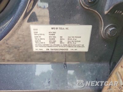 Zdjęcie 13 z 13 samochodu: 2023 TESLA MODEL Y VIN:7SAYGDEE3PA042930 - miniatura