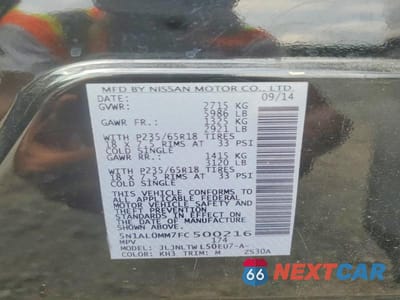 Zdjęcie 13 z 13 samochodu: 2015 INFINITI QX60 BASE VIN:5N1AL0MM7FC500216 - miniatura