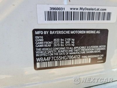 Zdjęcie 12 z 12 samochodu: 2017 BMW 430I GRAN COUPE VIN:WBA4F7C55HG786412 - miniatura
