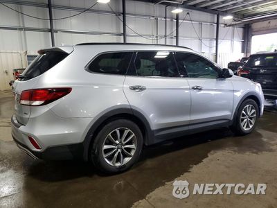 Trzecie zdjęcie samochodu z tyłu: 2018 HYUNDAI SANTA FE SE VIN:KM8SNDHF0JU267882 - miniatura