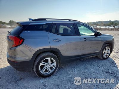 Trzecie zdjęcie samochodu z tyłu: 2018 GMC TERRAIN SLE VIN:3GKALMEV9JL206675 - miniatura