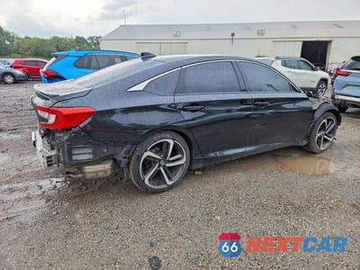 Trzecie zdjęcie samochodu z tyłu: 2019 HONDA ACCORD SPORT VIN:1HGCV1F32KA157372 - miniatura