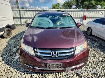 Piąte zdjęcie samochodu w środku: 2014 HONDA ODYSSEY EXL VIN:5FNRL5H63EB077863 - miniatura