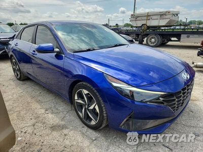 Czwarte zdjęcie samochodu z boku: 2023 HYUNDAI ELANTRA LIMITED VIN:KMHLP4AG2PU377598 - miniatura