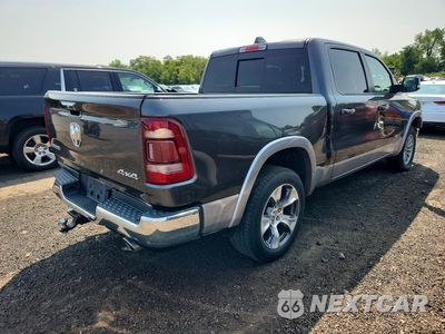 Trzecie zdjęcie samochodu z tyłu: 2021 RAM 1500 LARAMIE VIN:1C6SRFJT2MN595489 - miniatura