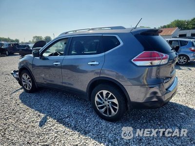 Drugie zdjęcie samochodu z przodu: 2015 NISSAN ROGUE SL VIN:5N1AT2MV9FC910682 - miniatura