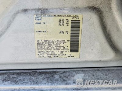Zdjęcie 12 z 12 samochodu: 2017 NISSAN ALTIMA 2.5 SV VIN:1N4AL3AP3HC120657 - miniatura