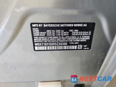 Zdjęcie 14 z 14 samochodu: 2024 BMW X1 XDRIVE28I VIN:WBX73EF00R5Z34088 - miniatura