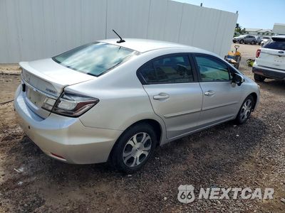 Trzecie zdjęcie samochodu z tyłu: 2015 HONDA CIVIC HYBRID VIN:19XFB4F26FE002307 - miniatura