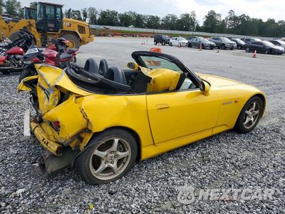 Trzecie zdjęcie samochodu z tyłu: 2002 HONDA S2000 VIN:JHMAP11462T001631 - miniatura