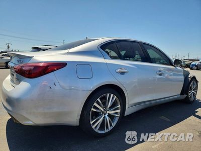 Trzecie zdjęcie samochodu z tyłu: 2019 INFINITI Q50 3.0T LUXE VIN:JN1EV7AR0KM590616 - miniatura