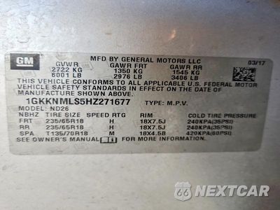 Zdjęcie 13 z 13 samochodu: 2017 GMC ACADIA SLT-1 VIN:1GKKNMLS5HZ271677 - miniatura