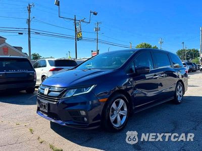 Drugie zdjęcie samochodu z przodu: 2019 HONDA ODYSSEY EXL VIN:5FNRL6H72KB032665 - miniatura