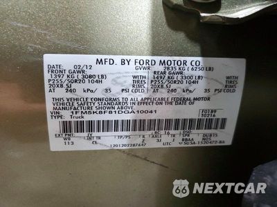 Zdjęcie 14 z 14 samochodu: 2013 FORD EXPLORER LIMITED VIN:1FM5K8F81DGA10041 - miniatura