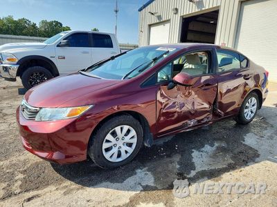 2012 HONDA CIVIC LX 2HGFB2F50CH532711 - główne zdjęcie licytacji z USA - miniatura
