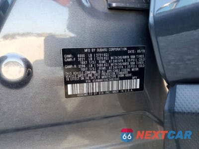 Zdjęcie 13 z 13 samochodu: 2019 SUBARU ASCENT PREMIUM VIN:4S4WMAFDXK3483945 - miniatura