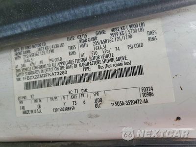 Zdjęcie 13 z 13 samochodu: 2015 FORD TRANSIT VIN:1FBZX2ZM2FKA73280 - miniatura