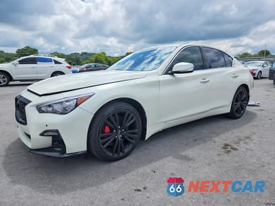 2019 INFINITI Q50 3.0T LUXE JN1EV7AR7KM555751 - główne zdjęcie licytacji z USA - miniatura