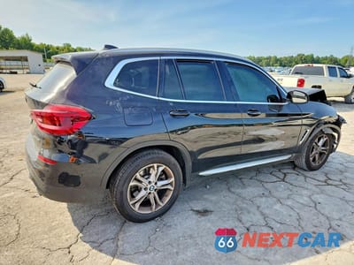 Trzecie zdjęcie samochodu z tyłu: 2021 BMW X3 SDRIVE30I VIN:5UXTY3C06M9H34373 - miniatura