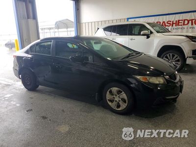 Czwarte zdjęcie samochodu z boku: 2014 HONDA CIVIC LX VIN:19XFB2E54EE064691 - miniatura