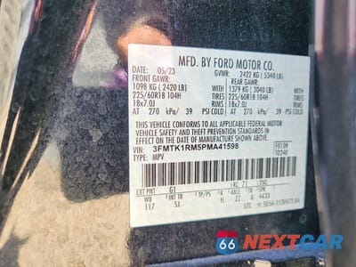 Zdjęcie 13 z 13 samochodu: 2023 FORD MUSTANG MACH-E SELECT VIN:3FMTK1RM5PMA41598 - miniatura