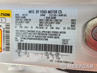 Zdjęcie 13 z 13 samochodu: 2025 FORD BRONCO SPORT BIG BEND VIN:3FMCR9BN9SRE63799 - miniatura