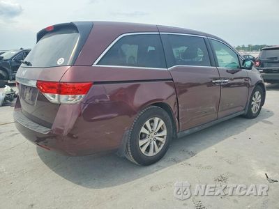 Trzecie zdjęcie samochodu z tyłu: 2015 HONDA ODYSSEY EXL VIN:5FNRL5H64FB008486 - miniatura