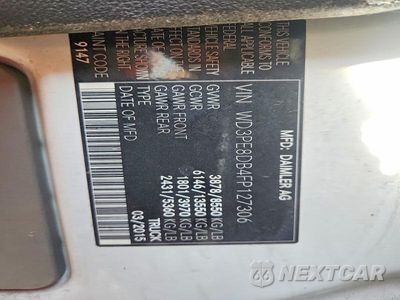 Zdjęcie 13 z 13 samochodu: 2015 MERCEDES-BENZ SPRINTER 2500 DELIVERY VAN VIN:WD3PE8DB4FP127306 - miniatura