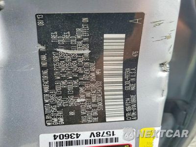 Zdjęcie 13 z 13 samochodu: 2014 TOYOTA SIENNA LE VIN:5TDKK3DC4ES407932 - miniatura