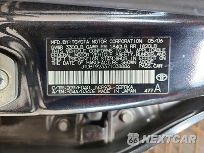 Zdjęcie 12 z 12 samochodu: 2007 TOYOTA YARIS S VIN:JTDBT923371038886 - miniatura