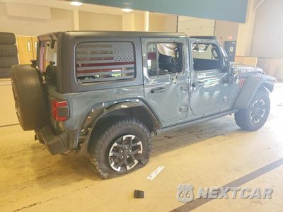 Trzecie zdjęcie samochodu z tyłu: 2025 JEEP WRANGLER RUBICON VIN:1C4PJXFN1SW527620 - miniatura