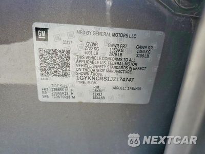Zdjęcie 13 z 13 samochodu: 2018 CADILLAC XT5 LUXURY VIN:1GYKNCRS1JZ174747 - miniatura