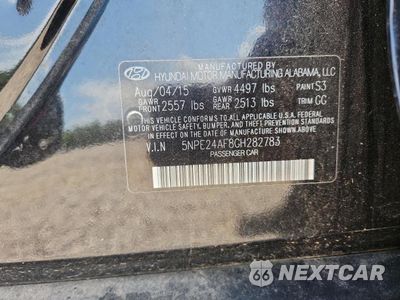 Zdjęcie 12 z 12 samochodu: 2016 HYUNDAI SONATA SE VIN:5NPE24AF8GH282783 - miniatura