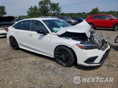 Czwarte zdjęcie samochodu z boku: 2022 HONDA CIVIC SPORT VIN:2HGFE2F55NH523951 - miniatura