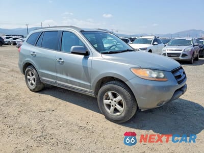 Czwarte zdjęcie samochodu z boku: 2008 HYUNDAI SANTA FE GLS VIN:5NMSG73D28H154894 - miniatura