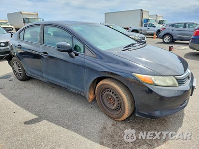 Czwarte zdjęcie samochodu z boku: 2012 HONDA CIVIC LX VIN:2HGFB2F58CH554083 - miniatura