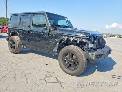 Czwarte zdjęcie samochodu z boku: 2020 JEEP WRANGLER UNLIMITED SPORT VIN:1C4HJXDN3LW312796 - miniatura