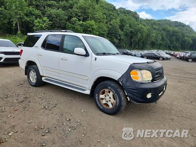 Czwarte zdjęcie samochodu z boku: 2001 TOYOTA SEQUOIA LIMITED VIN:5TDBT48A11S052174 - miniatura