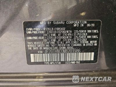 Zdjęcie 12 z 12 samochodu: 2021 SUBARU CROSSTREK LIMITED VIN:JF2GTHNC0M8203986 - miniatura