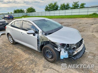 Czwarte zdjęcie samochodu z boku: 2021 TOYOTA COROLLA LE VIN:5YFEPMAE8MP232912 - miniatura