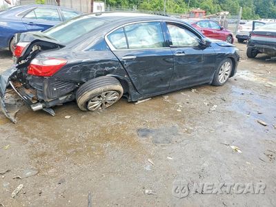 Trzecie zdjęcie samochodu z tyłu: 2013 HONDA ACCORD EXL VIN:1HGCR3F84DA012266 - miniatura