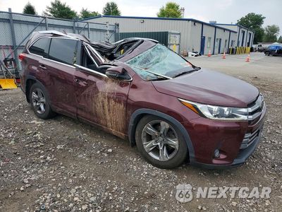 Czwarte zdjęcie samochodu z boku: 2018 TOYOTA HIGHLANDER LIMITED PLATINUM VIN:5TDDZRFH3JS897905 - miniatura