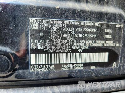 Zdjęcie 13 z 13 samochodu: 2019 TOYOTA RAV4 HYBRID XLE VIN:2T3RWRFV8KW016572 - miniatura