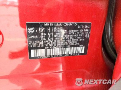 Zdjęcie 13 z 13 samochodu: 2023 SUBARU ASCENT LIMITED VIN:4S4WMAKD9P3447189 - miniatura
