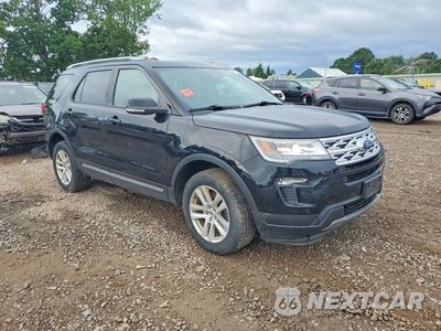 Czwarte zdjęcie samochodu z boku: 2018 FORD EXPLORER XLT VIN:1FM5K8DH9JGC61176 - miniatura