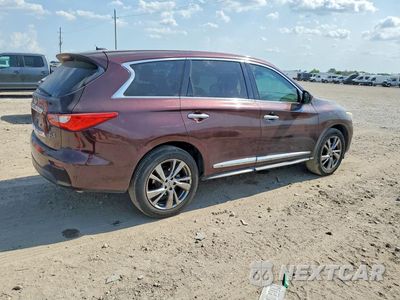 Trzecie zdjęcie samochodu z tyłu: 2013 INFINITI JX35 BASE VIN:5N1AL0MN0DC338015 - miniatura