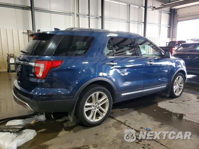 Trzecie zdjęcie samochodu z tyłu: 2017 FORD EXPLORER LIMITED VIN:1FM5K8F87HGC11044 - miniatura
