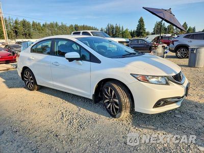 Czwarte zdjęcie samochodu z boku: 2015 HONDA CIVIC EXL VIN:19XFB2F90FE261201 - miniatura