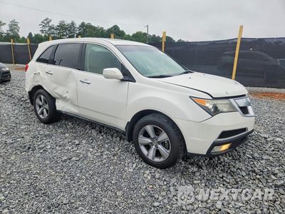 Czwarte zdjęcie samochodu z boku: 2012 ACURA MDX TECHNOLOGY VIN:2HNYD2H32CH532524 - miniatura