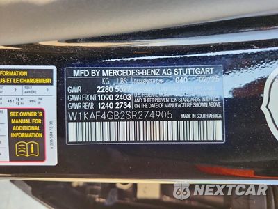 Zdjęcie 12 z 12 samochodu: 2025 MERCEDES-BENZ C 300 VIN:W1KAF4GB2SR274905 - miniatura
